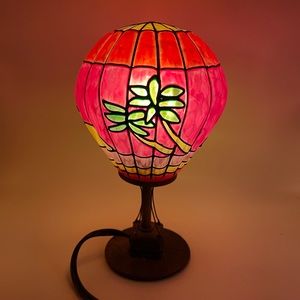 Hot air balloon Tiffany style lamp